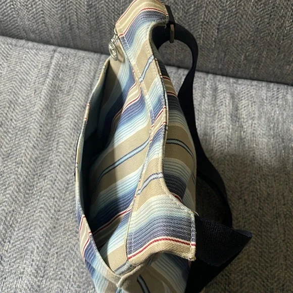 Longchamp Pilage Multicolored Canvas Crossbody Bag - Picture 13 of 16